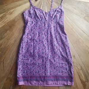 Purple strappy sundress